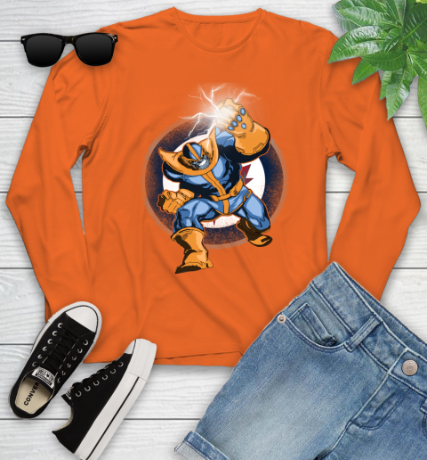 Winnipeg Jets NHL Hockey Thanos Avengers Infinity War Marvel Youth Long Sleeve 3