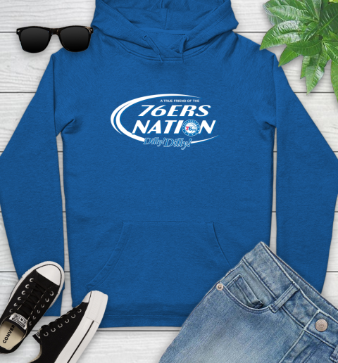 NBA A True Friend Of The Philadelphia 76ers Dilly Dilly Basketball Sports Youth Hoodie 11