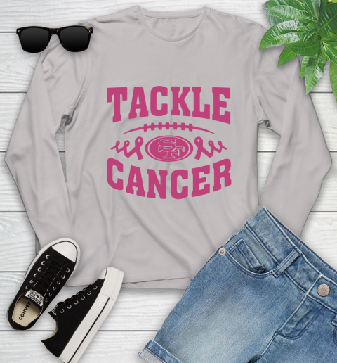 San Francisco 49ers Tackle Breast Cancer Youth Long Sleeve 12