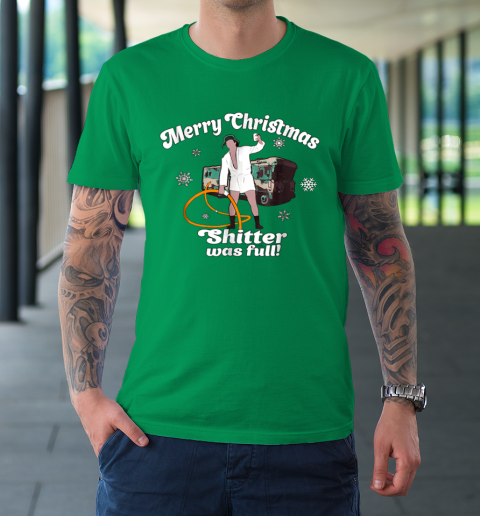 Merry Christmas Shitter Was Full Vacation T-Shirt 5