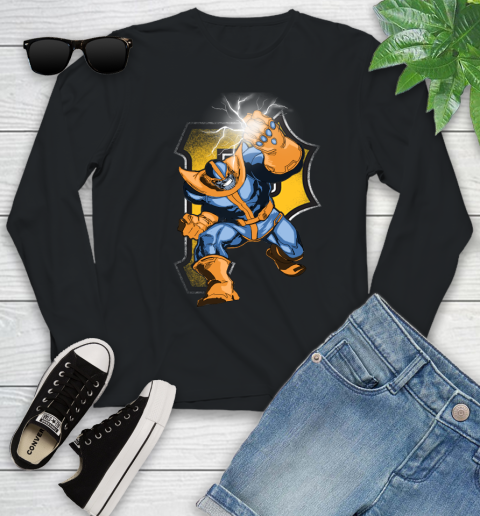 Pittsburgh Pirates MLB Baseball Thanos Avengers Infinity War Marvel Youth Long Sleeve