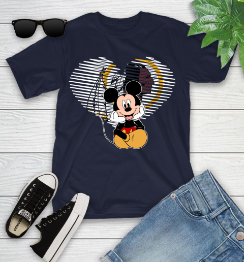 NFL Washington Redskins The Heart Mickey Mouse Disney Football T Shirt_000 Youth T-Shirt 2
