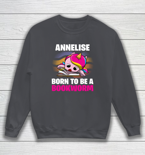 Annelise Born To Be A Bookworm Unicorn Sweatshirt 3