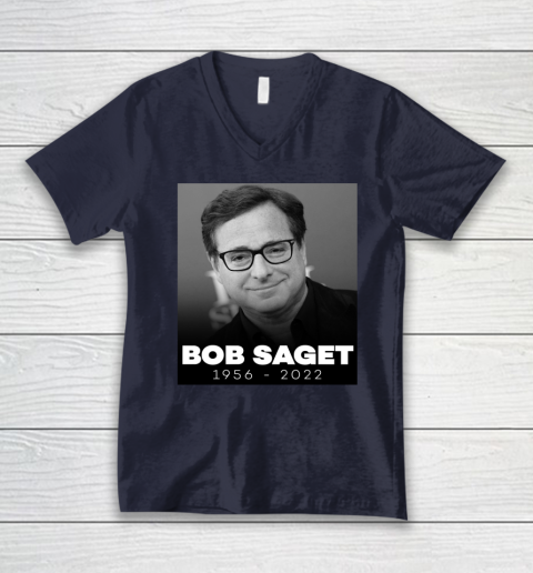 Bob Saget 1956 2022 V-Neck T-Shirt 2