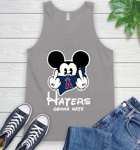 MLB Los Angeles Angels Haters Gonna Hate Mickey Mouse Disney Baseball T Shirt_000 Tank Top 3