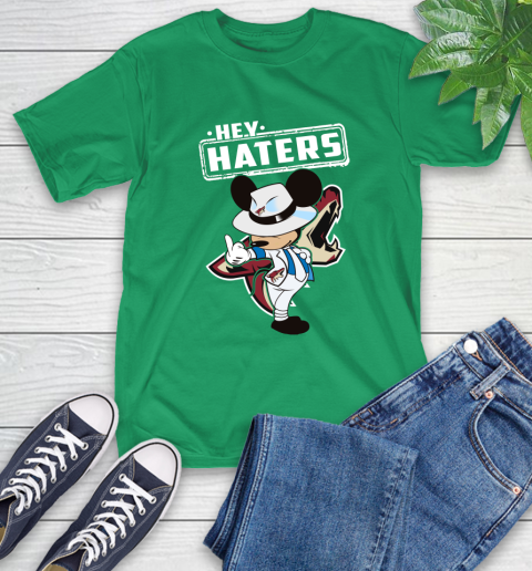NHL Hey Haters Mickey Hockey Sports Arizona Coyotes T-Shirt 7