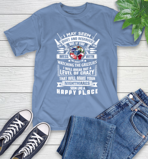 Memphis Grizzlies NBA Basketball Don't Mess With Me While I'm Watching My Team Sports T-Shirt 12