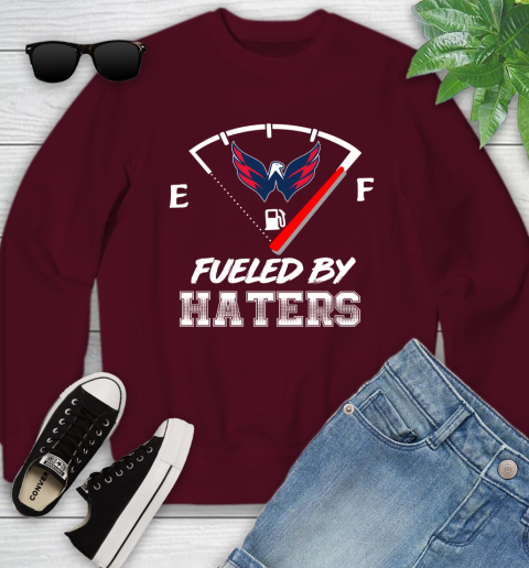 Washington Capitals NHL Hockey Fueled By Haters Sports Youth Sweatshirt 4