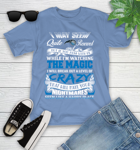 Orlando Magic NBA Basketball Don't Mess With Me While I'm Watching My Team Youth T-Shirt 15