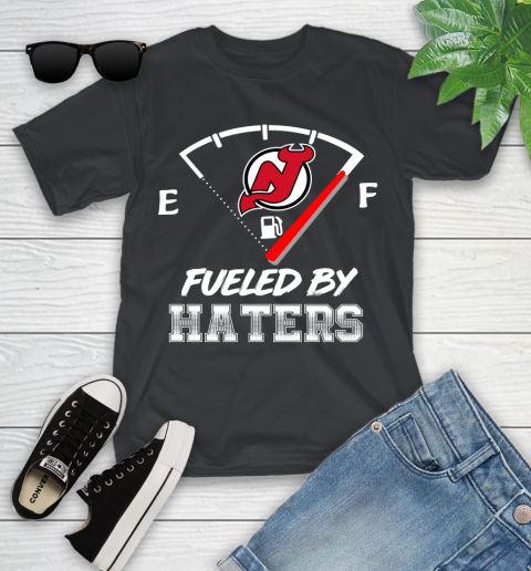 New Jersey Devils NHL Hockey Fueled By Haters Sports Youth T-Shirt