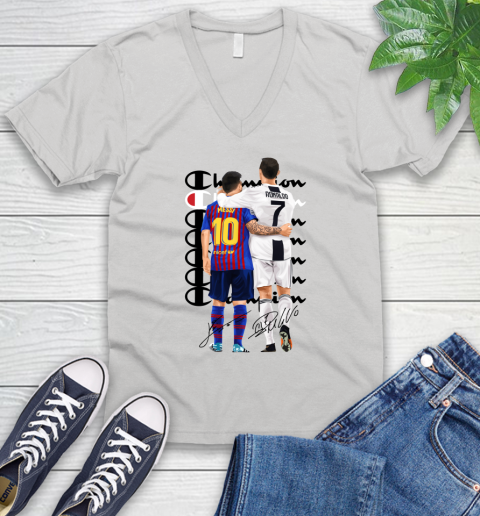 Champion Ronaldo and Messi Signatures V-Neck T-Shirt