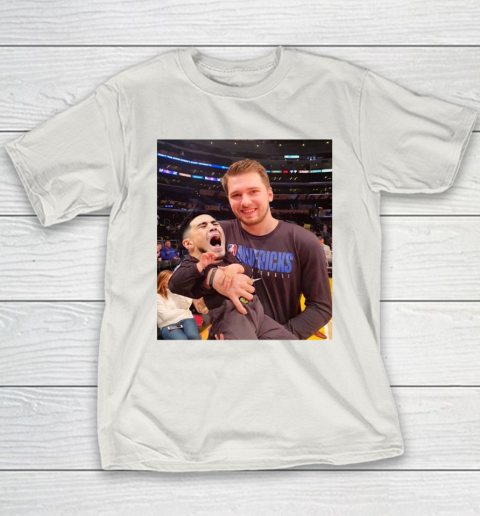 Luka Doncic Shirt Luka Doncic Holding Kevin Kno Baby Youth T-Shirt 9