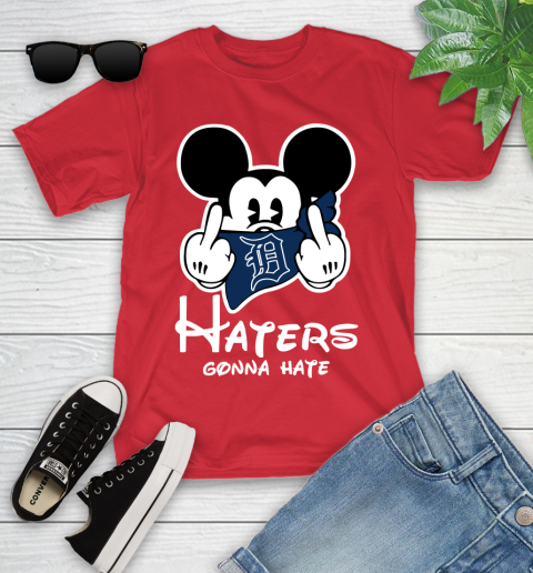 MLB Detroit Tigers Gonna Hate Mickey Mouse Disney Baseball T Shirt_000 Youth T-Shirt 13