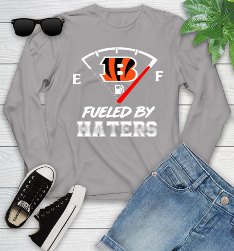 Cincinnati Bengals NFL Football Fueled By Haters Sports Youth Long Sleeve 5