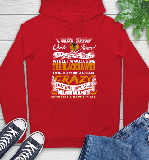 Chicago Blackhawks NHL Hockey Don't Mess With Me While I'm Watching My Team Hoodie 10