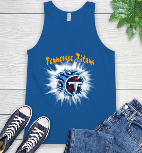 Tennessee Titans NFL Football Adoring Fan Rip Sports Tank Top 4