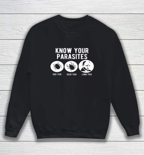 Know Your Parasites Putin Luna Tick Sweatshirt