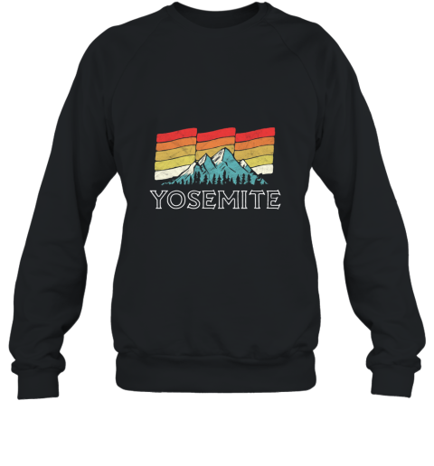 Retro Yosemite National Park Sweatshirt  Mountain Sunset Sweatshirt