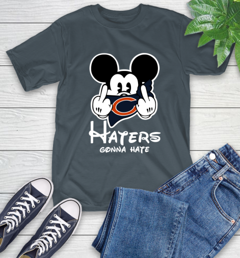 NFL Chicago Bears Haters Gonna Hate Mickey Mouse Disney Football T Shirt T-Shirt 10