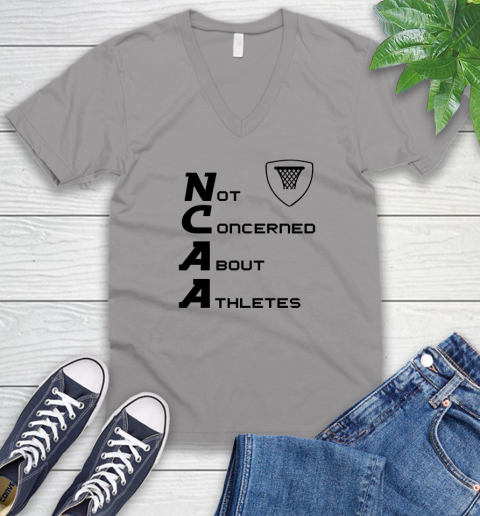 Not Concerned About Athletes V-Neck T-Shirt 2