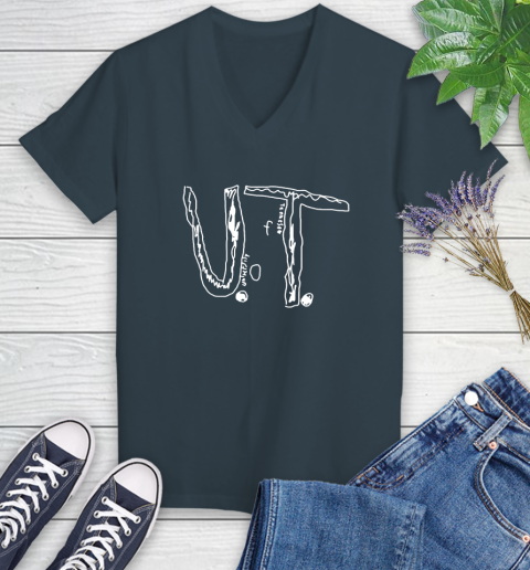 Ut Bully University Of Tennessee Women's V-Neck T-Shirt 8