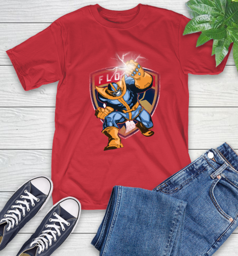Florida Panthers NHL Hockey Thanos Avengers Infinity War Marvel T-Shirt 11