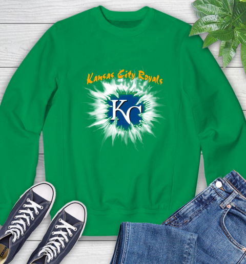 Kansas City Royals MLB Baseball Adoring Fan Rip Sports Sweatshirt 7
