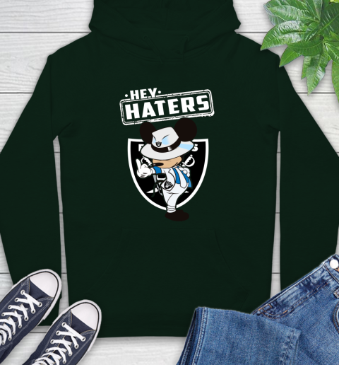 NFL Hey Haters Mickey Football Sports Oakland Raiders Hoodie 12