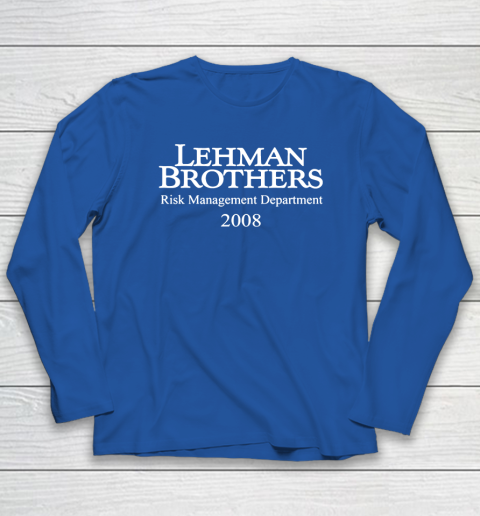 Lehman Brothers Risk Management Long Sleeve T-Shirt 6 Lehman Brothers Risk Management Long Sleeve T-Shirt - Image 6