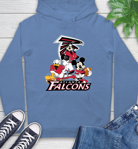 NFL Atlanta Falcons Mickey Mouse Donald Duck Goofy Football Shirt Hoodie 11
