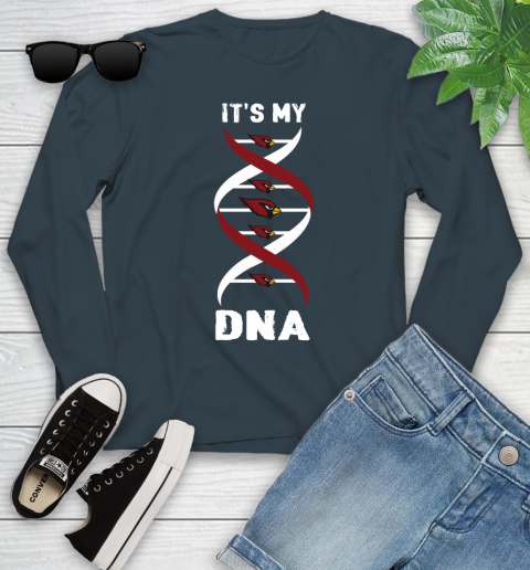 Arizona Cardinals NFL Football It's My DNA Sports Youth Long Sleeve 9