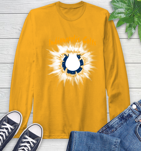 Indianapolis Colts NFL Football Adoring Fan Rip Sports Long Sleeve T-Shirt 2