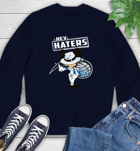 NBA Hey Haters Mickey Basketball Sports Orlando Magic Sweatshirt 2