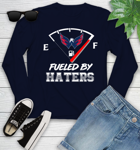 Washington Capitals NHL Hockey Fueled By Haters Sports Youth Long Sleeve - Image 3