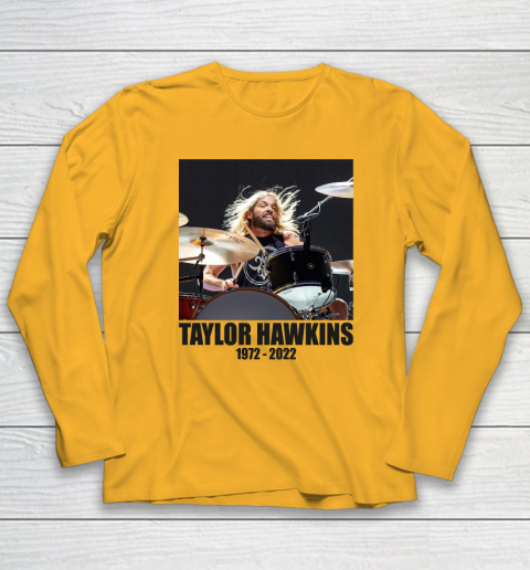 Taylor Hawkins 1972  2022 Shirt RIP Foo Fighters Drummer Long Sleeve T-Shirt 2
