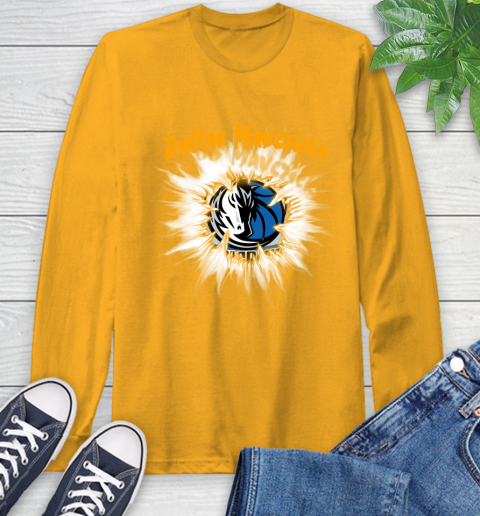 Dallas Mavericks NBA Basketball Rip Sports Long Sleeve T-Shirt 2