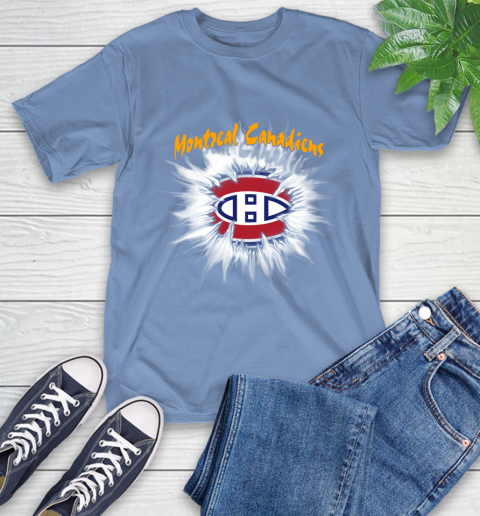 Montreal Canadiens NHL Hockey Adoring Fan Rip Sports T-Shirt 12