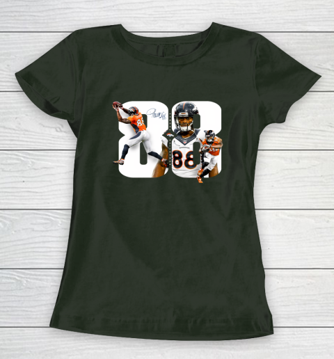 Demaryius Thomas Thank You For The Memoris Women's T-Shirt 3
