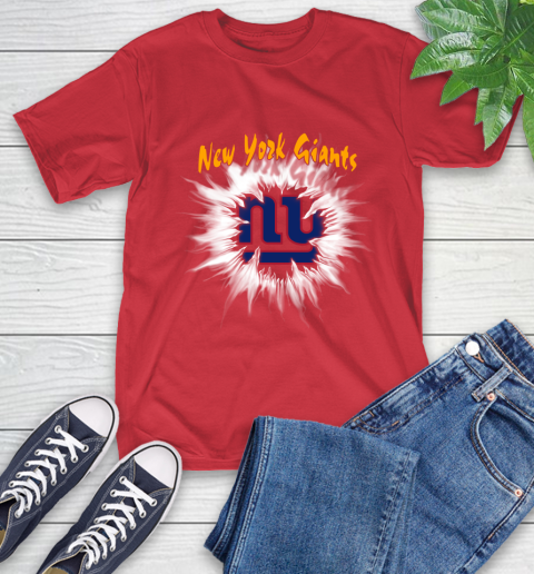New York Giants NFL Football Adoring Fan Rip Sports T-Shirt 11