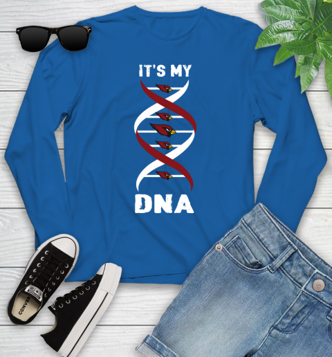 Arizona Cardinals NFL Football It's My DNA Sports Youth Long Sleeve 10
