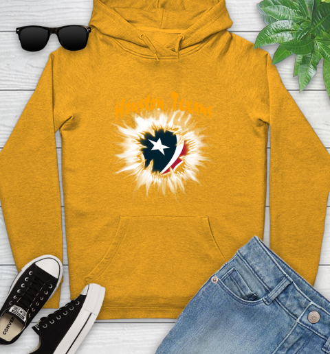 Houston Texans NFL Football Adoring Fan Rip Sports Youth Hoodie 2