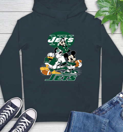 NFL New York Jets Mickey Mouse Donald Duck Goofy Football Shirt Hoodie 7