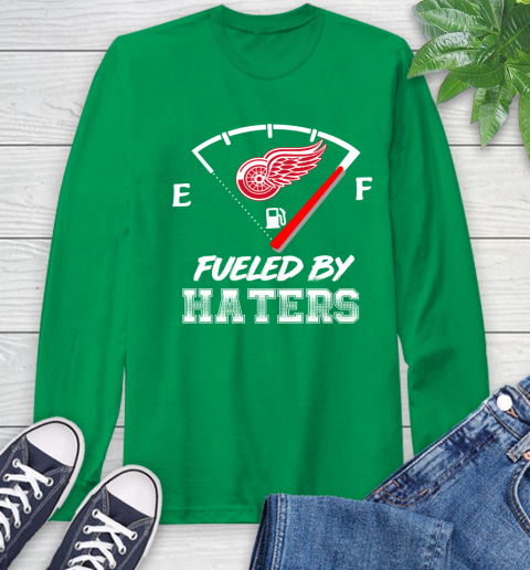 Detroit Red Wings NHL Hockey Fueled By Haters Sports Long Sleeve T-Shirt 8