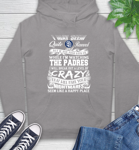 San Diego Padres MLB Baseball Don't Mess With Me While I'm Watching My Team Hoodie 6