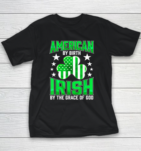 Funny Irish Pride St Patrick's Day Celtic Green Shamrocks Youth T-Shirt
