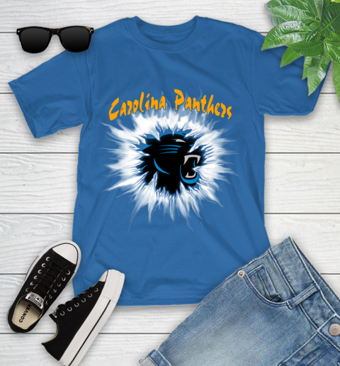 Carolina Panthers NFL Football Adoring Fan Rip Sports Youth T-Shirt 12