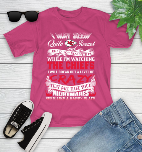 Kansas City Chiefs NFL Football Don't Mess With Me While I'm Watching My Team Youth T-Shirt 12 Kansas City Chiefs NFL Football Don't Mess With Me While I'm Watching My Team Youth T-Shirt - Image 12