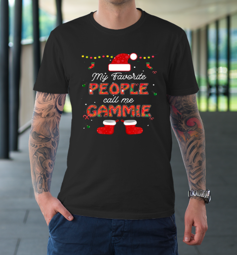 My Favorite People Call Me Gammie Thanksgiving Christmas T-Shirt