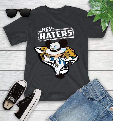 NFL Hey Haters Mickey Football Sports Jacksonville Jaguars Youth T-Shirt