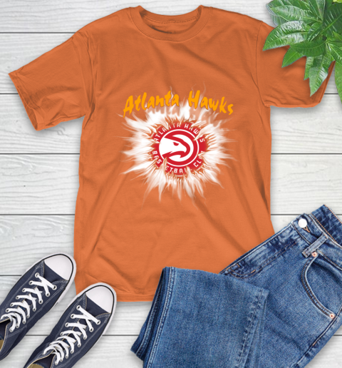 Atlanta Hawks NBA Basketball Rip Sports T-Shirt 4